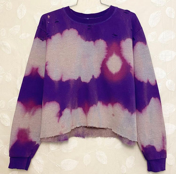 Dyed Cropped sweatshirt - L/XL