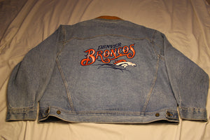 Vintage Denver Broncos Denim Jacket - XL