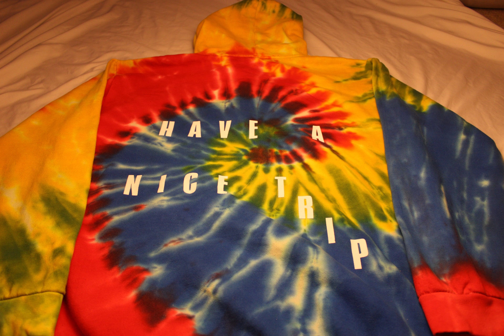 Have A Nice Trip Tie Dye Hoodie - XXL