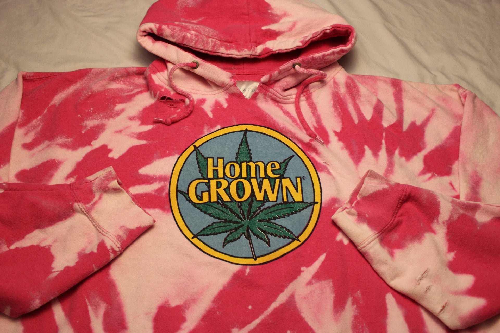 Home Grown Pot Leaf Hoodie - XXL