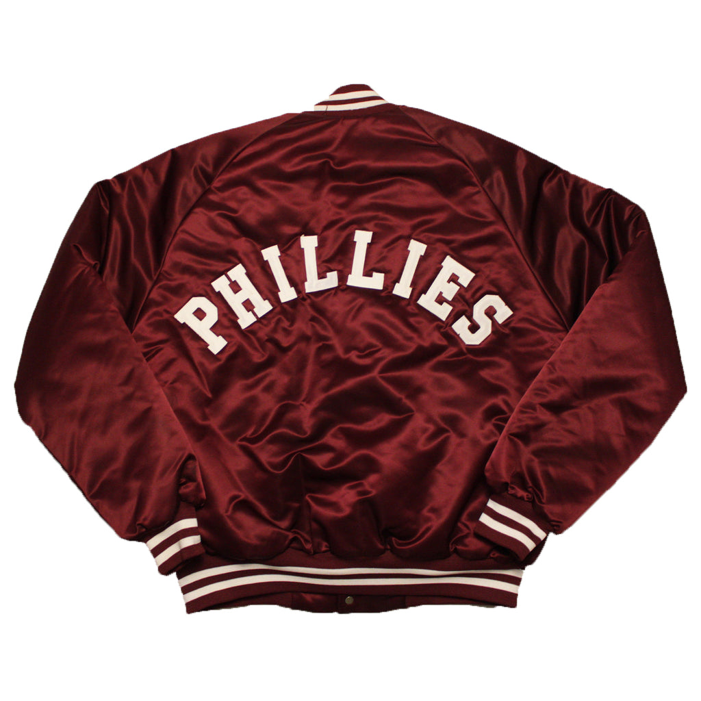 Vintage Phillies Bomber Jacket - Large