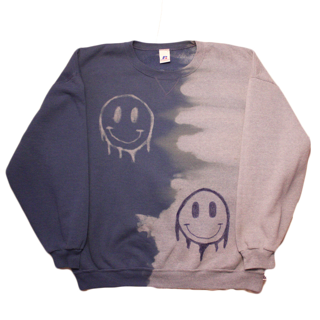 Offset Smiley Sweatshirt - XL/XXL