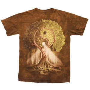 Yin Yang Tree T-shirt - Medium