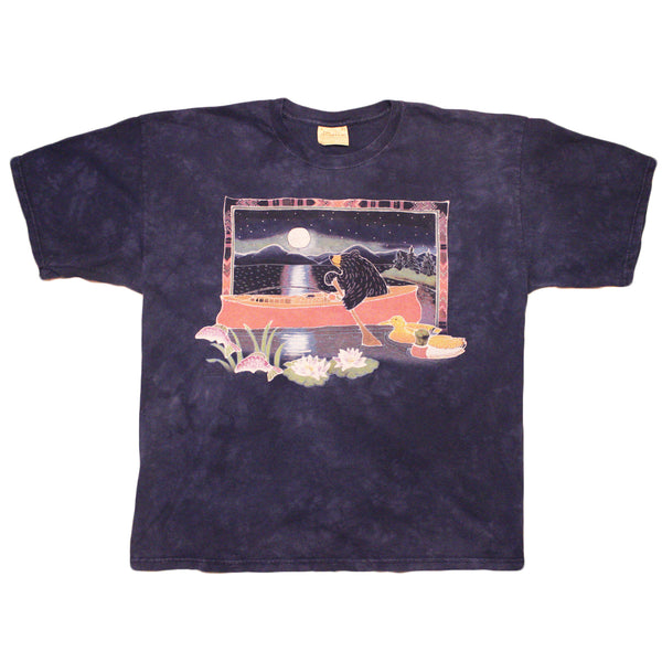Vintage Canoeing Bear T-shirt - XL