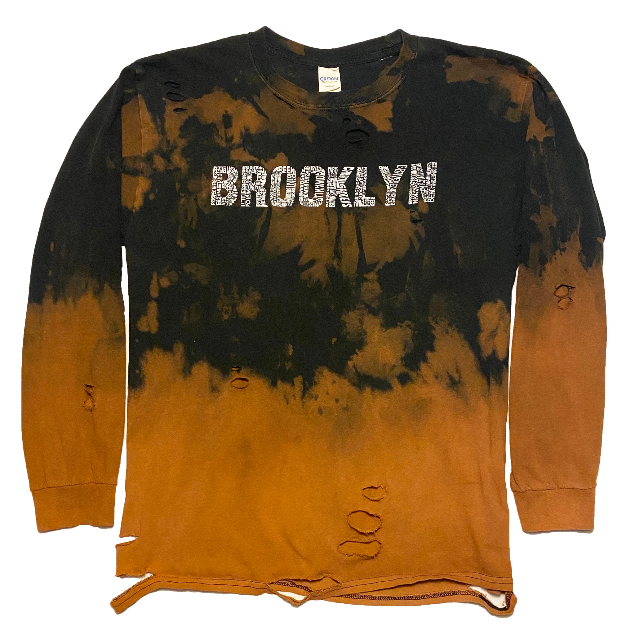 Thrashed Brooklyn Long Sleeve Shirt - Large