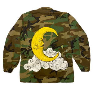 Celestial Moon + Stars Camo Jacket - Large/XL