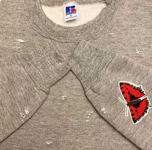 Distressed Butterfly Sweatshirt - Small