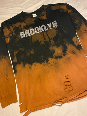 Thrashed Brooklyn Long Sleeve Shirt - Large