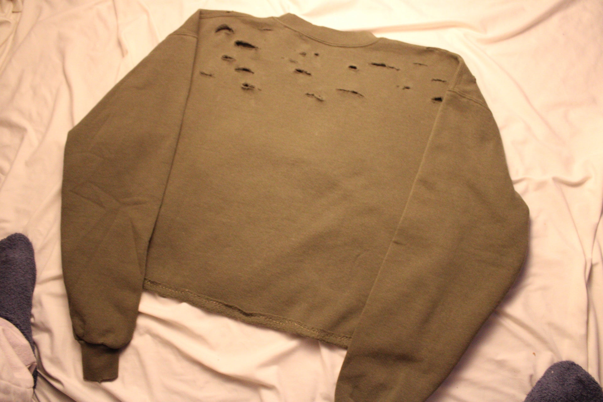 Marines Distressed Sweatshirt - Medium