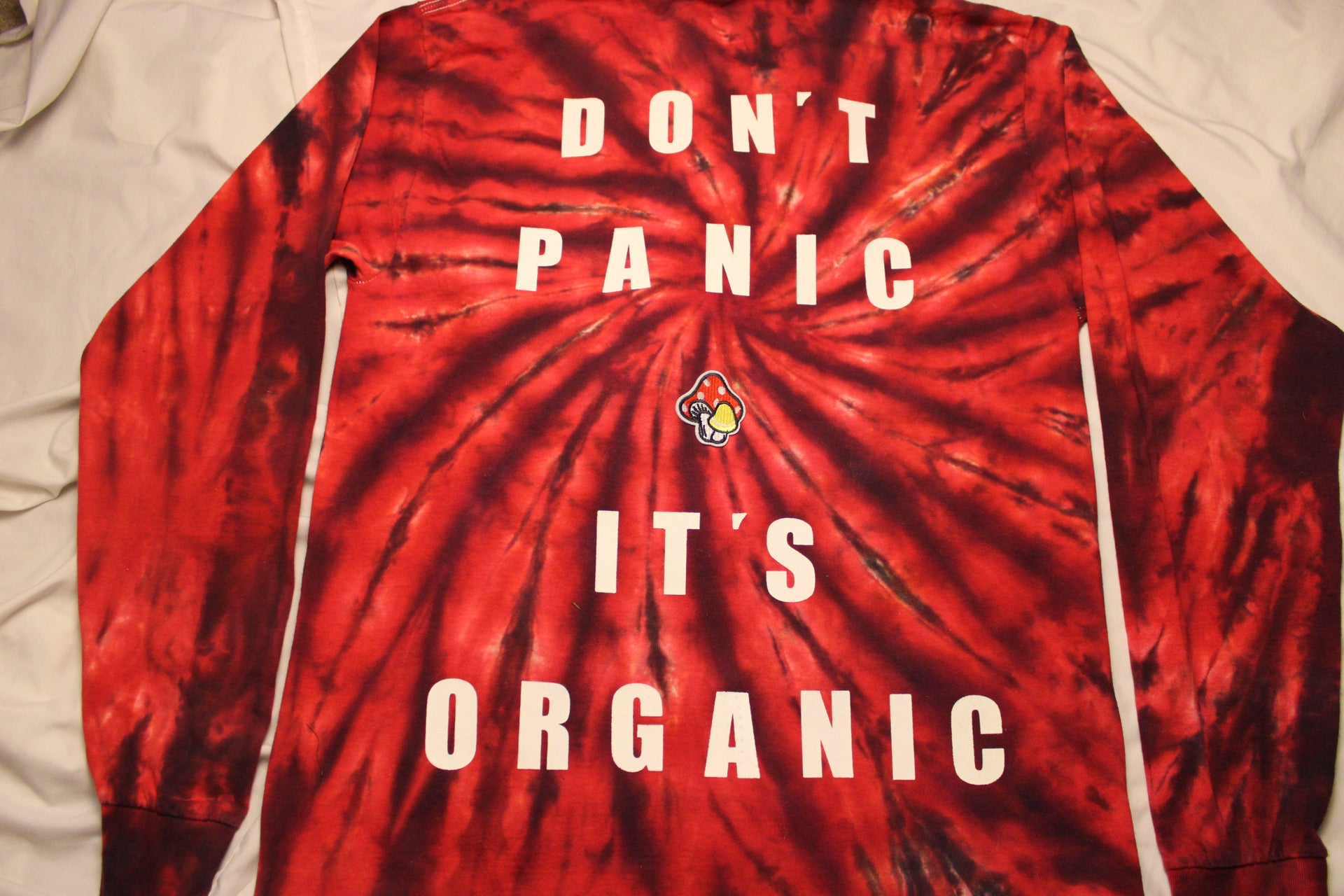 Don’t Panic it’s Organic Long Sleeve Tie Dye - Medium